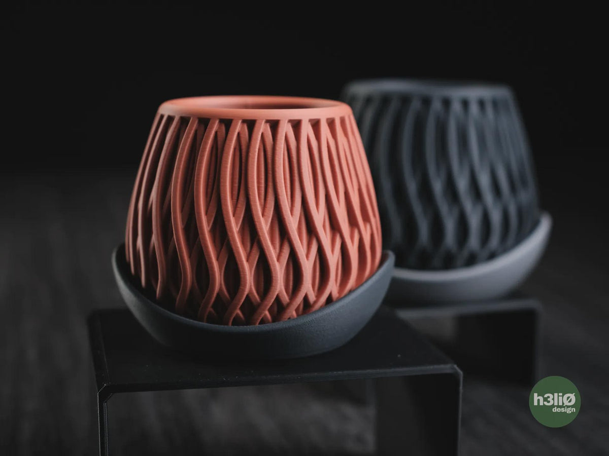 Alvao Geometric Planter, 3D printed in PLA, view 3 of 14