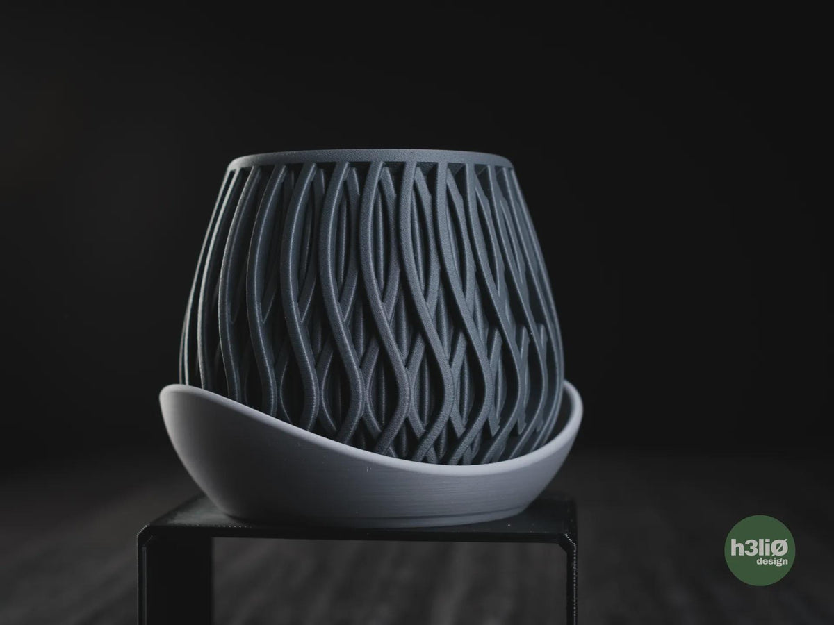 Alvao Geometric Planter, 3D printed in PLA, view 13 of 14