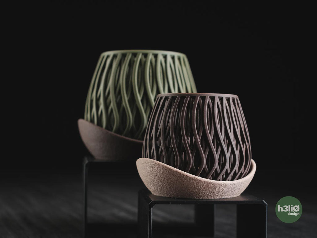Alvao Orchid Planter, 3D printed in PLA, view 12 of 12
