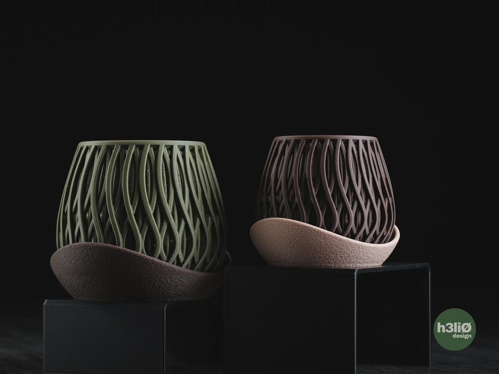Alvao Orchid Planter, 3D printed in PLA, view 5 of 12