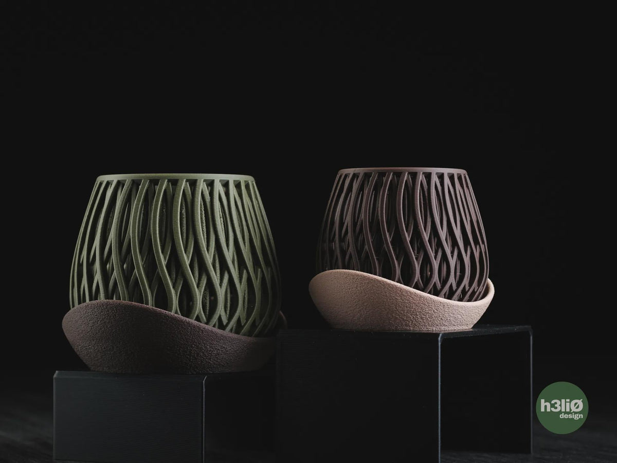 Alvao Orchid Planter, 3D printed in PLA, view 5 of 12