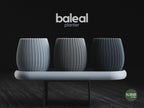 Baleal Geometric Planters, 3D printed in PLA