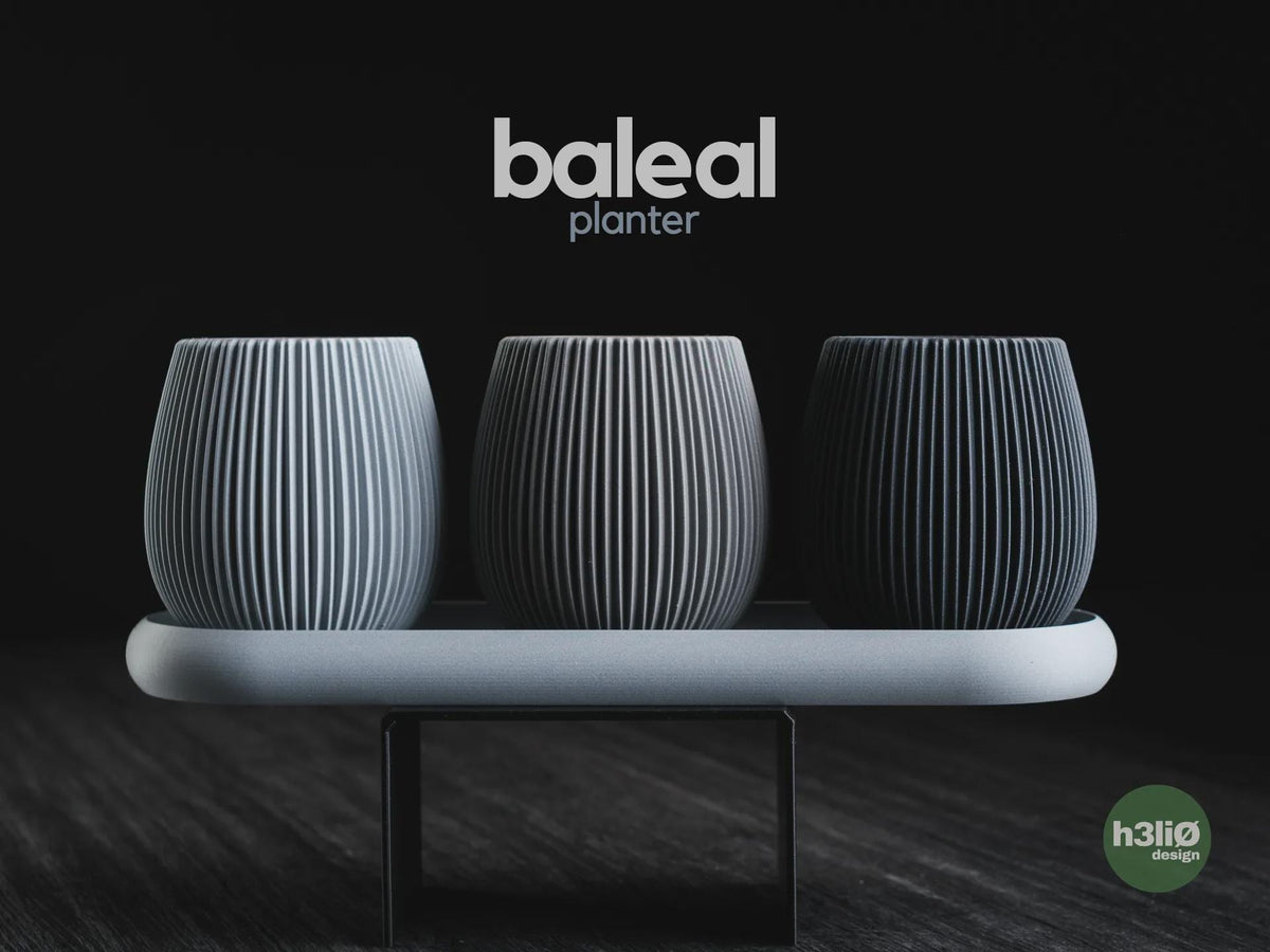 Baleal Geometric Planters, 3D printed in PLA
