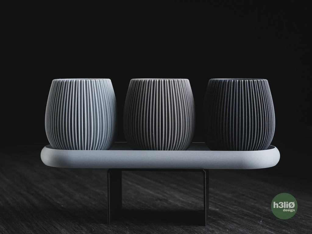 Baleal Geometric Planters, 3D printed in PLA, view 14 of 15