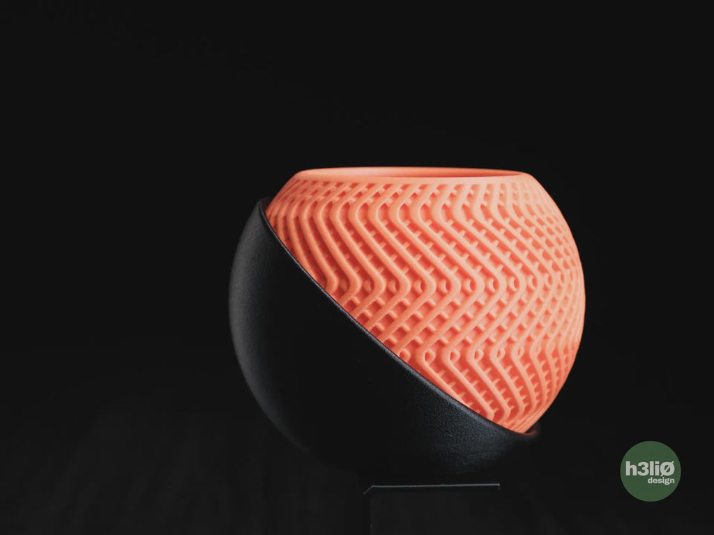 Blaze Geometric Planter, 3D printed in PLA, view 9 of 12
