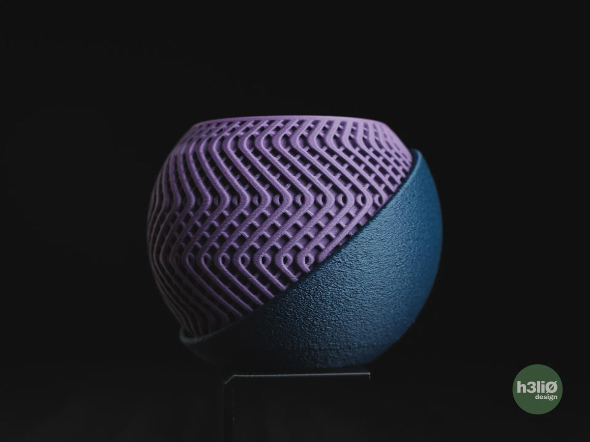 Blaze Geometric Planter, 3D printed in PLA, view 12 of 12