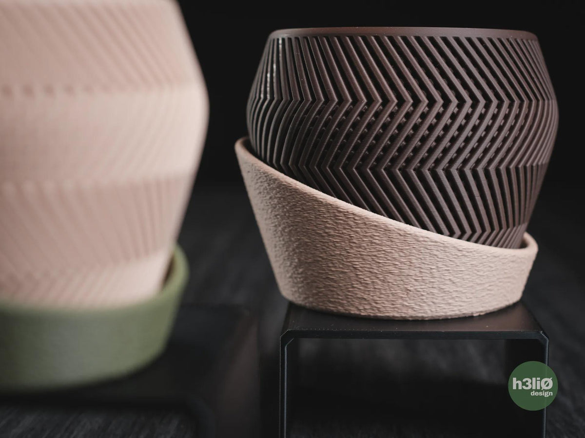 Braga Geometric Planter, 3D printed in PLA, view 4 of 15