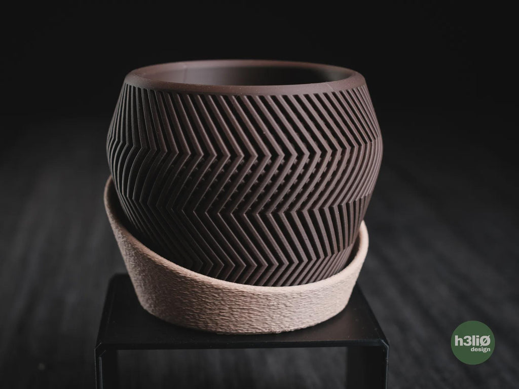 Braga Geometric Planter, 3D printed in PLA, view 6 of 15