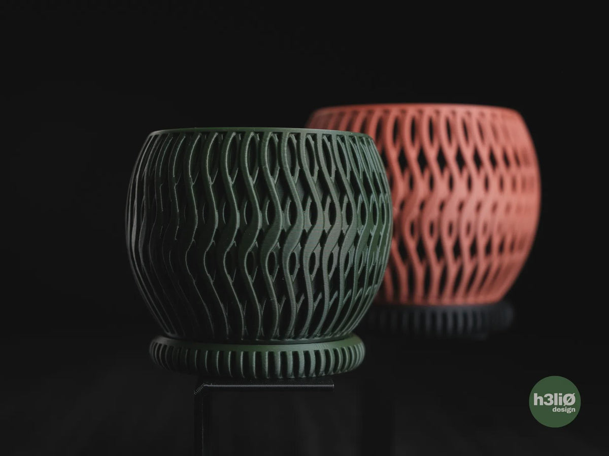 Briosi Geometric Planter, 3D printed in PLA, view 13 of 13