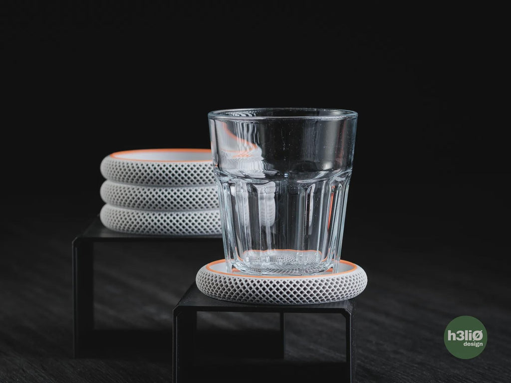 Cova Geometric Coaster Set, 3D printed in PLA, view 5 of 8