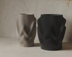 Fjord Wave Flower Vase, 3D printed in PLA, view 13 of 15