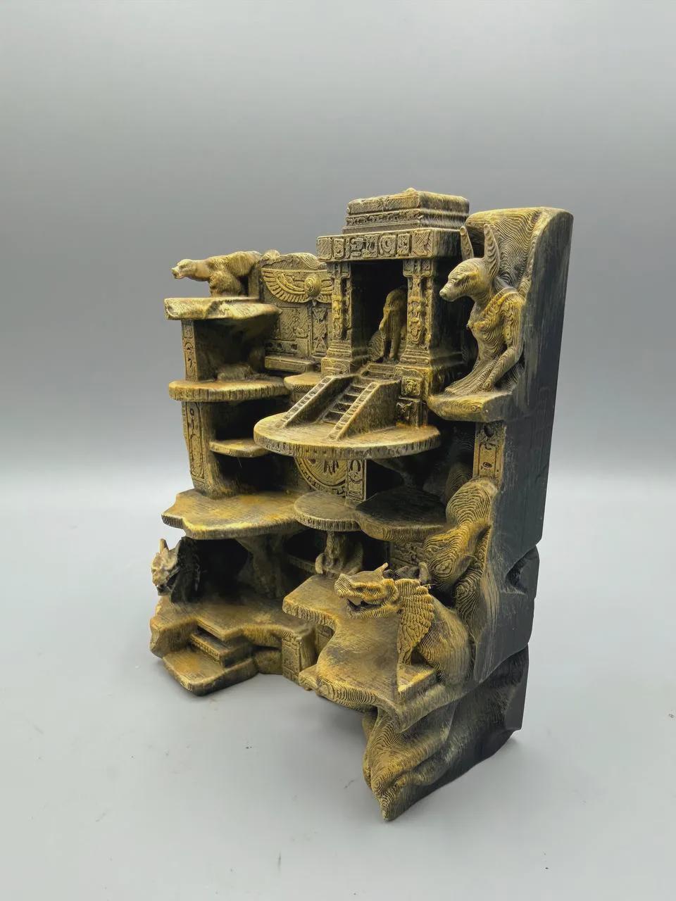 Pharaoh's Sanctuary 3D Background, 3D printed in PETG, view 7 of 7