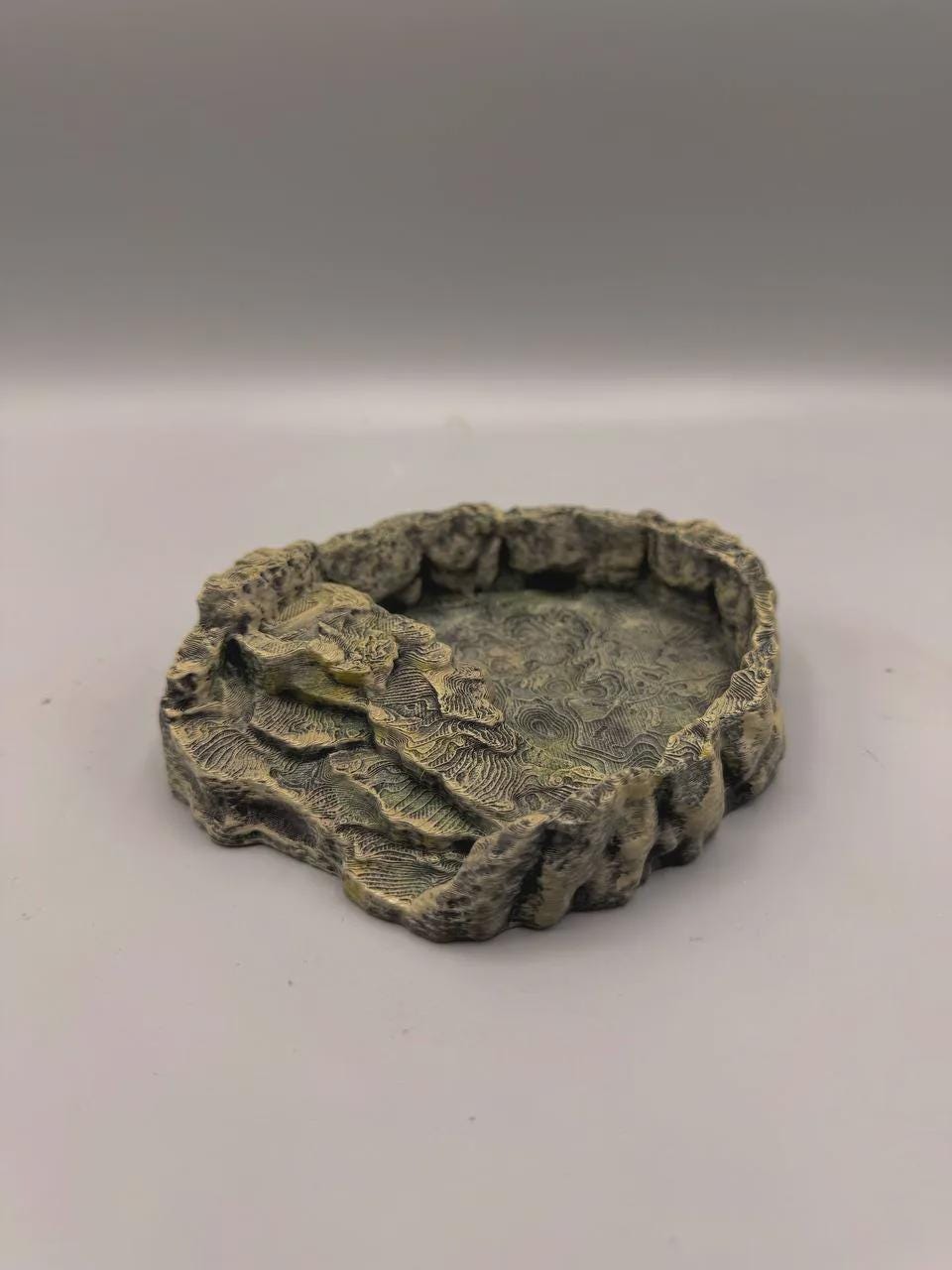 Stone Dish Feeding Bowl, 3D printed in PETG, view 4 of 6