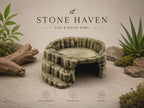 Stone Haven, 3D printed in PETG, for terrariums, vivariums and aquariums