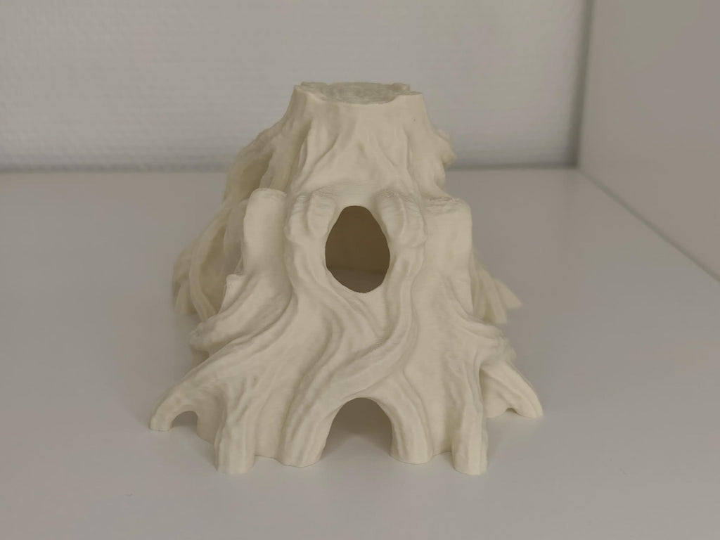 Gnarled Tree Root Cave Hide, 3D printed in PETG, view 6 of 6
