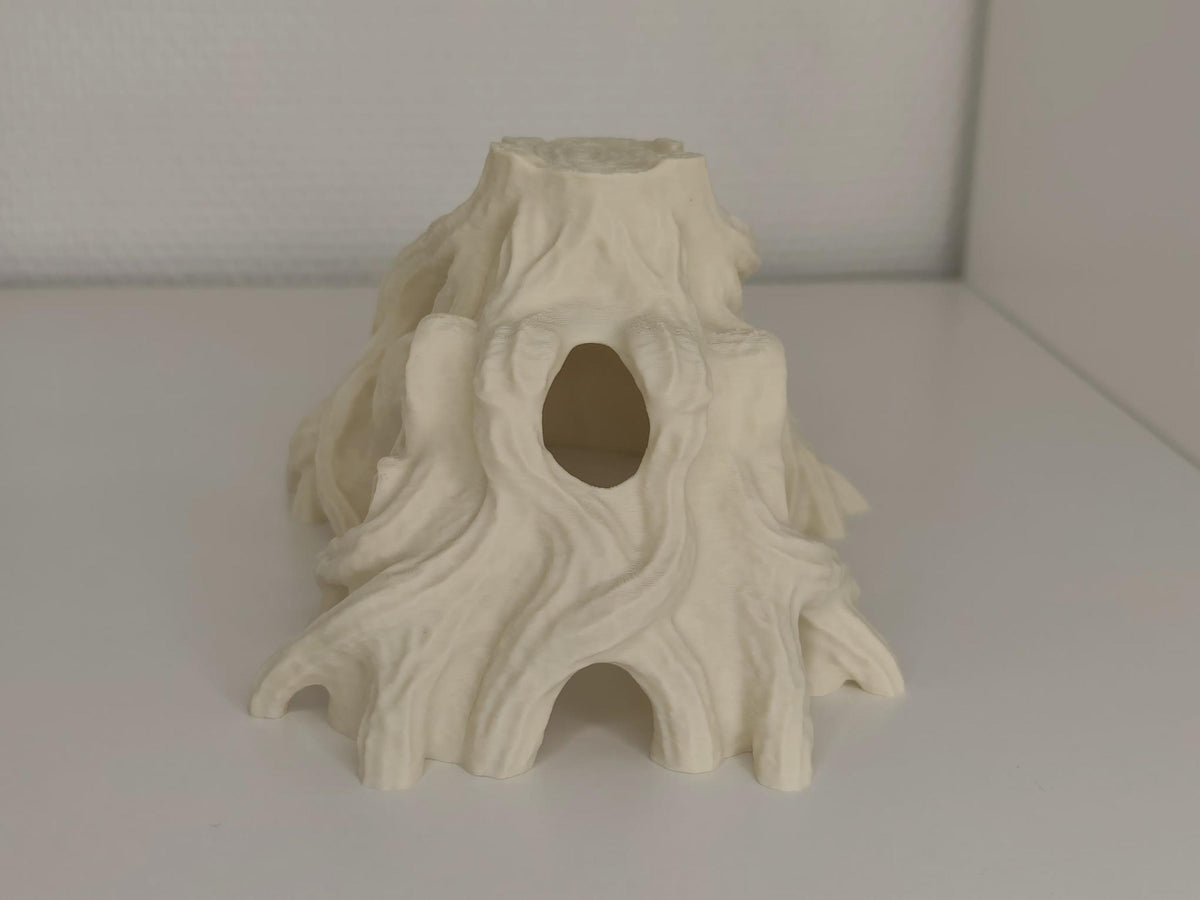 Gnarled Tree Root Cave Hide, 3D printed in PETG, view 6 of 6