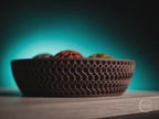 Echo Geometric Bowl, 3D printed in PLA, view 2 of 12
