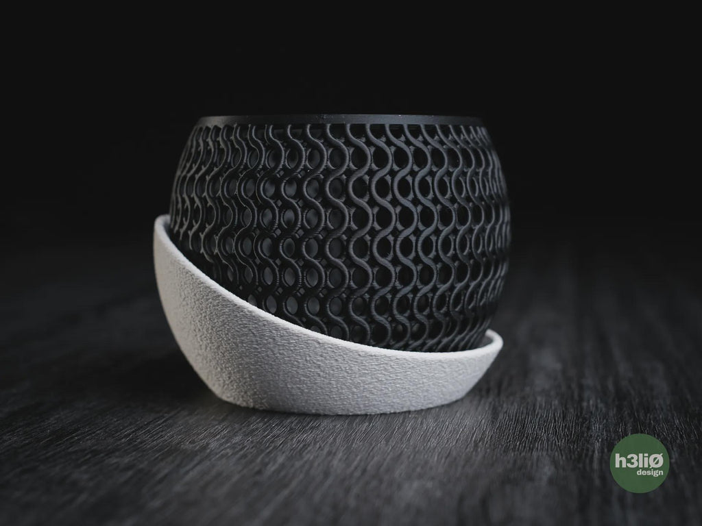Echo Orchid Planter, 3D printed in PLA, view 4 of 10