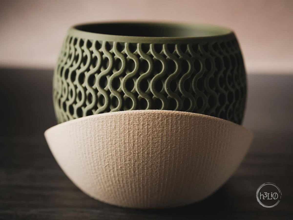 Echo Geometric Planter, 3D printed in PLA, view 10 of 10