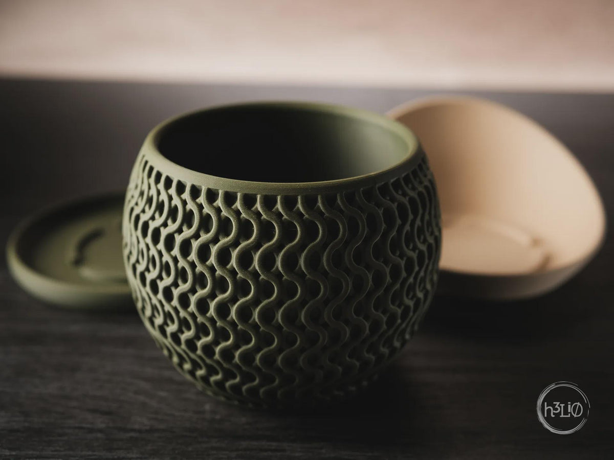 Echo Geometric Planter, 3D printed in PLA, view 5 of 10