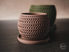 Echo Geometric Planter, 3D printed in PLA, view 8 of 10