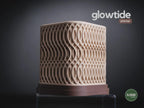Glowtide Geometric Planter, 3D printed in PLA