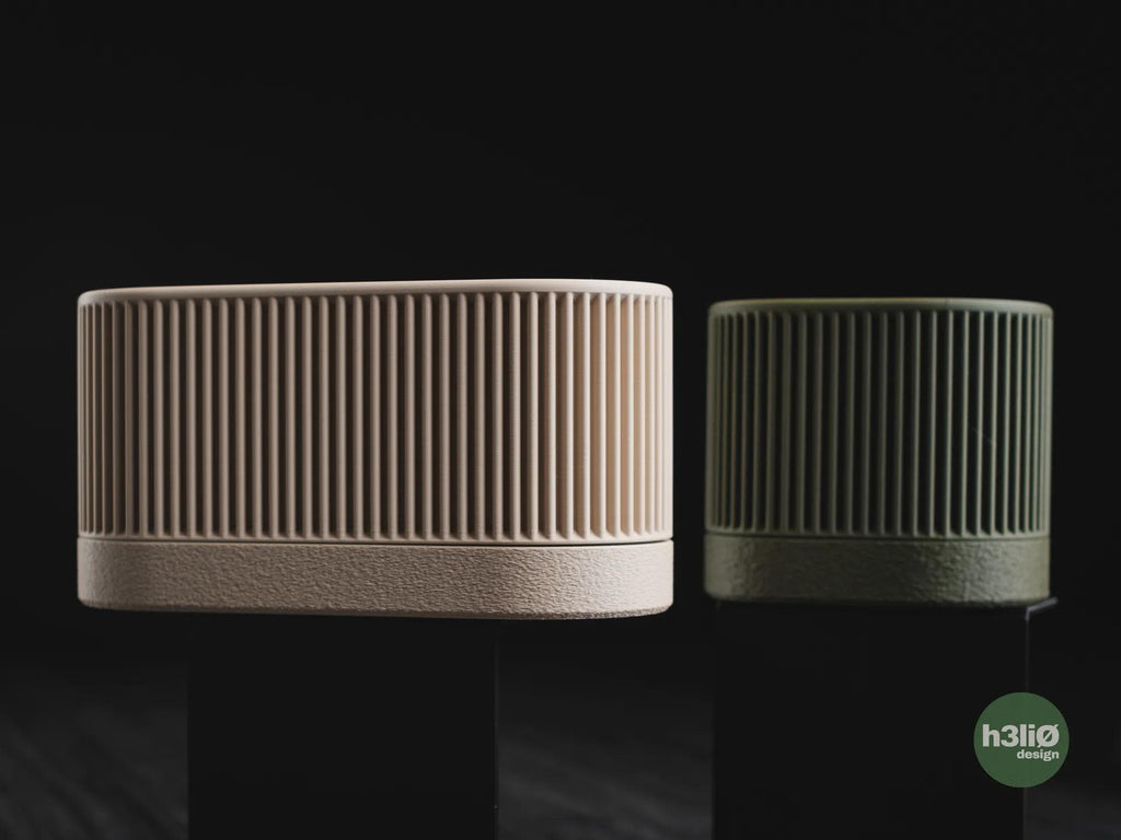 Nisa Geometric Planter Set, 3D printed in PLA, view 2 of 13