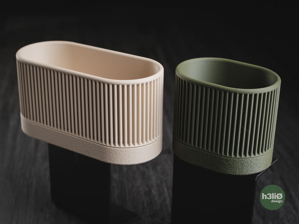 Nisa Geometric Planter Set, 3D printed in PLA, view 4 of 13