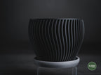 Oblique Geometric Planter, 3D printed in PLA, view 5 of 11