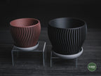 Oblique Geometric Planter, 3D printed in PLA, view 2 of 11