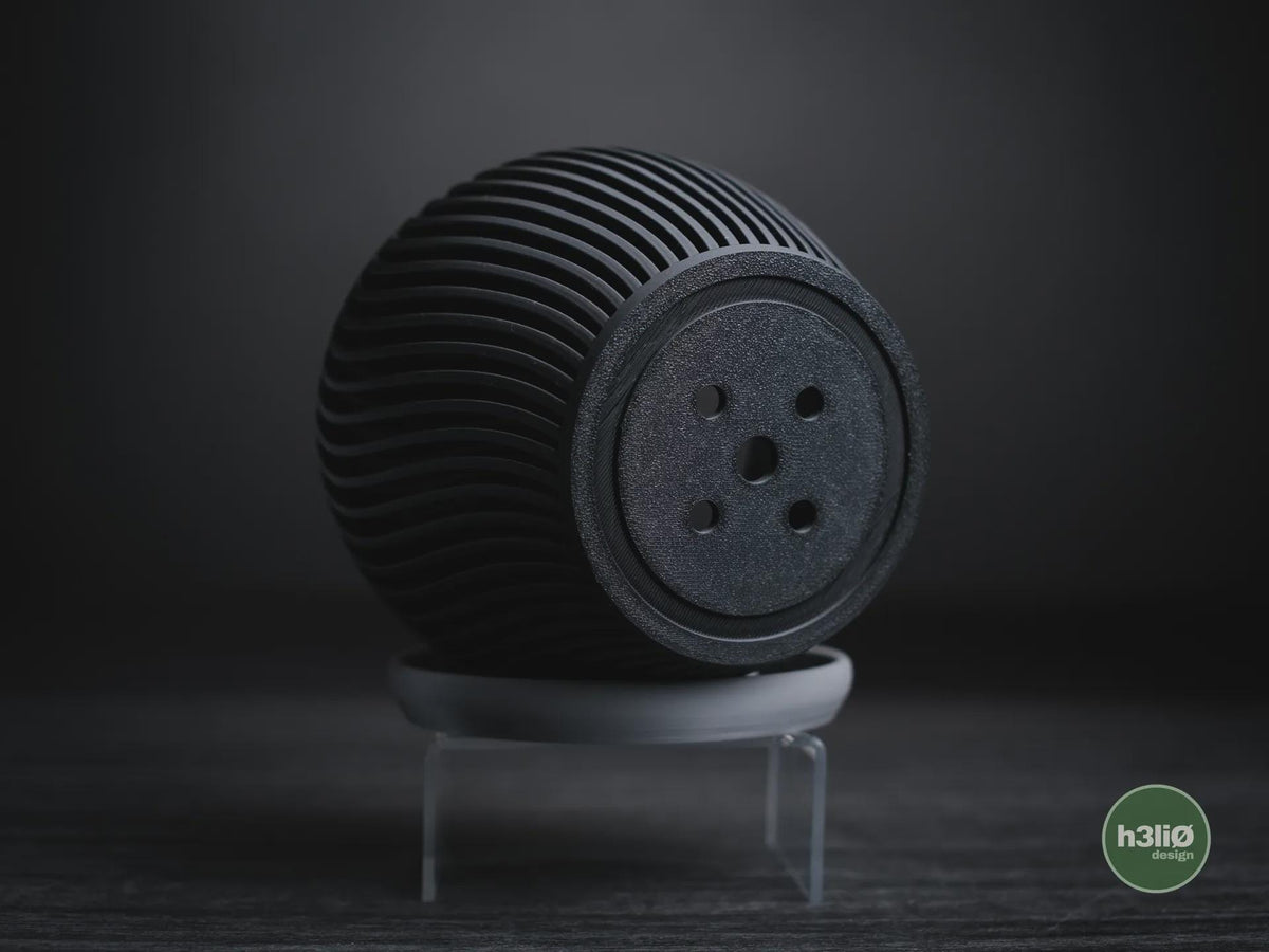 Oblique Geometric Planter, 3D printed in PLA, view 3 of 11