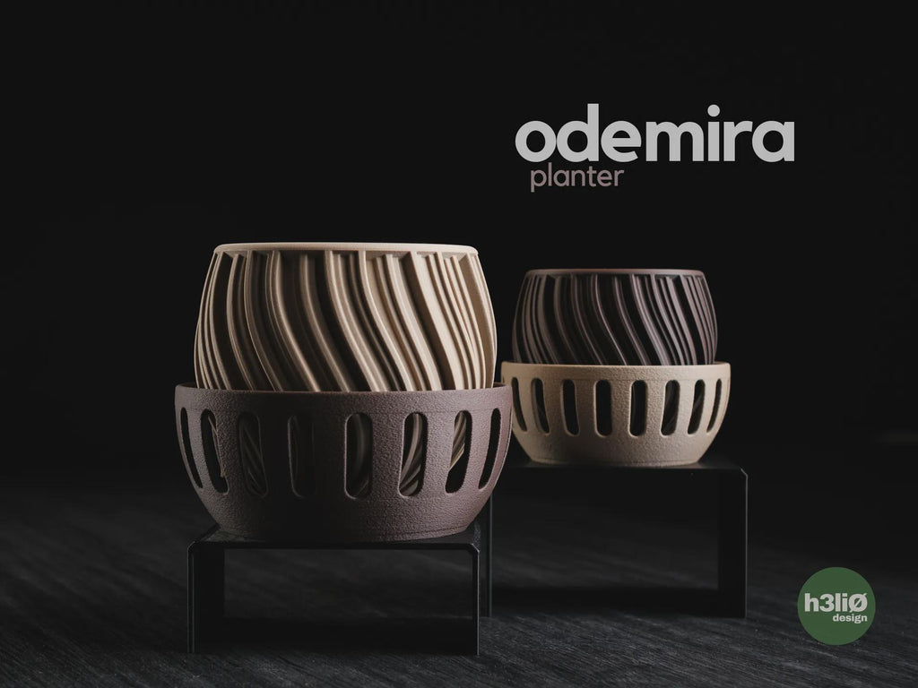 Odemira Geometric Planter, 3D printed in PLA