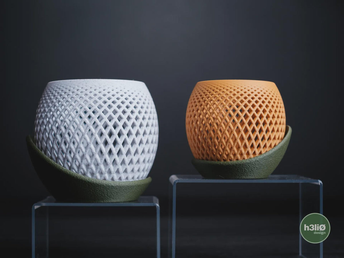 Polygon Orchid Planter, 3D printed in PLA, view 5 of 12