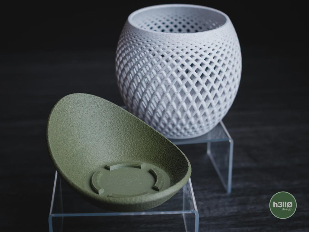 Polygon Orchid Planter, 3D printed in PLA, view 7 of 12