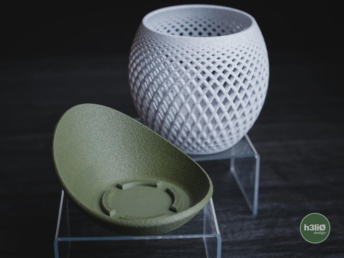 Polygon Orchid Planter, 3D printed in PLA, view 7 of 12