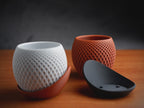 Polygon Planter, 3D printed in PLA, view 6 of 7