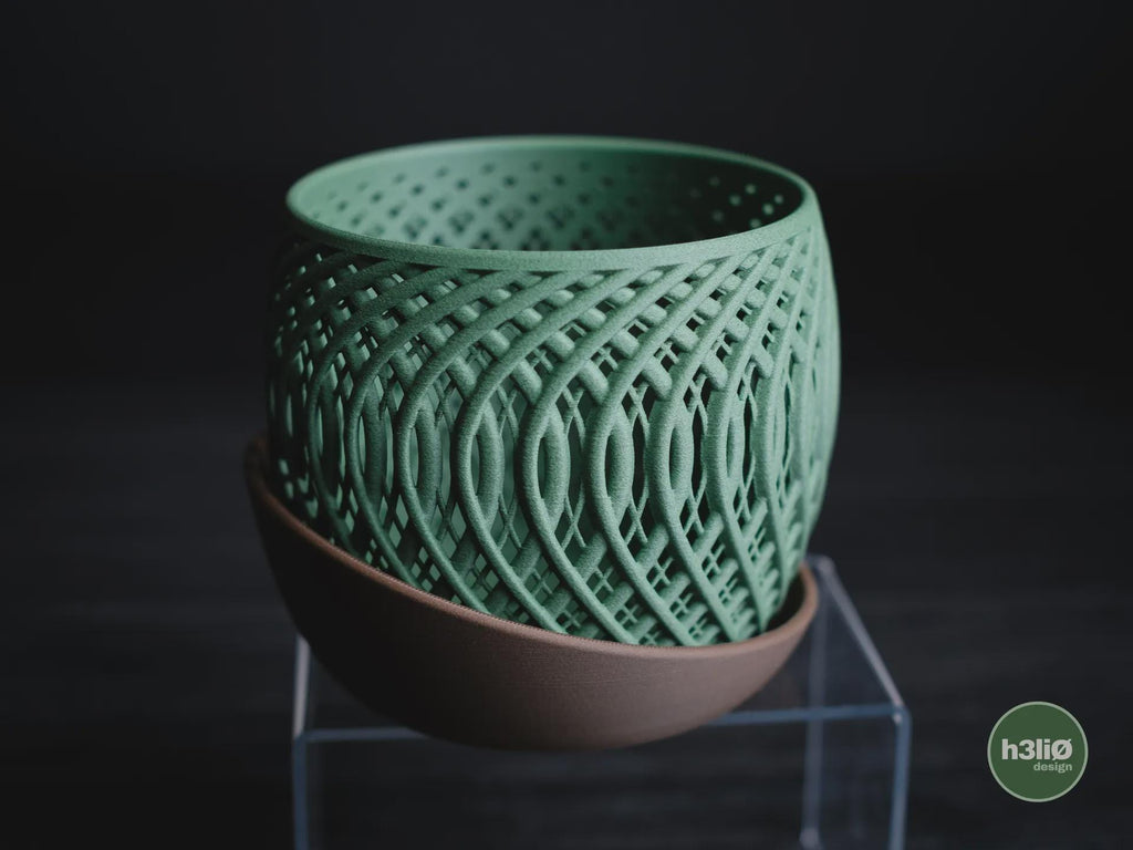 Quasar Orchid Planter, 3D printed in PLA, view 13 of 13