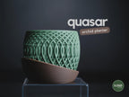 Quasar Orchid Planter, 3D printed in PLA