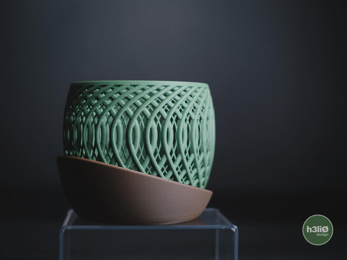 Quasar Orchid Planter, 3D printed in PLA, view 10 of 13