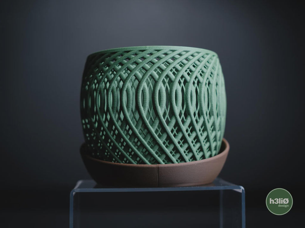 Quasar Orchid Planter, 3D printed in PLA, view 9 of 13
