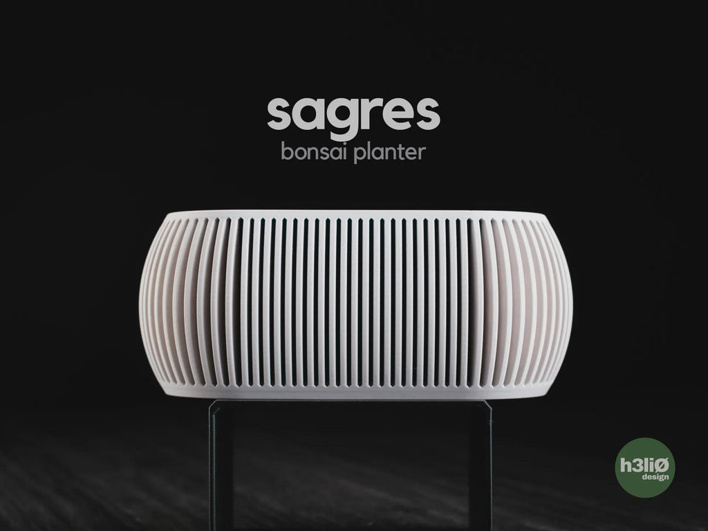 Sagres Bonsai Planter, 3D printed in PLA