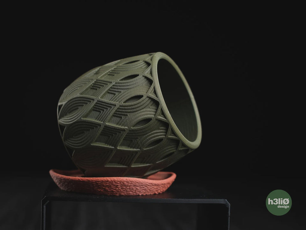 Salir Geometric Planter, 3D printed in PLA, view 6 of 10