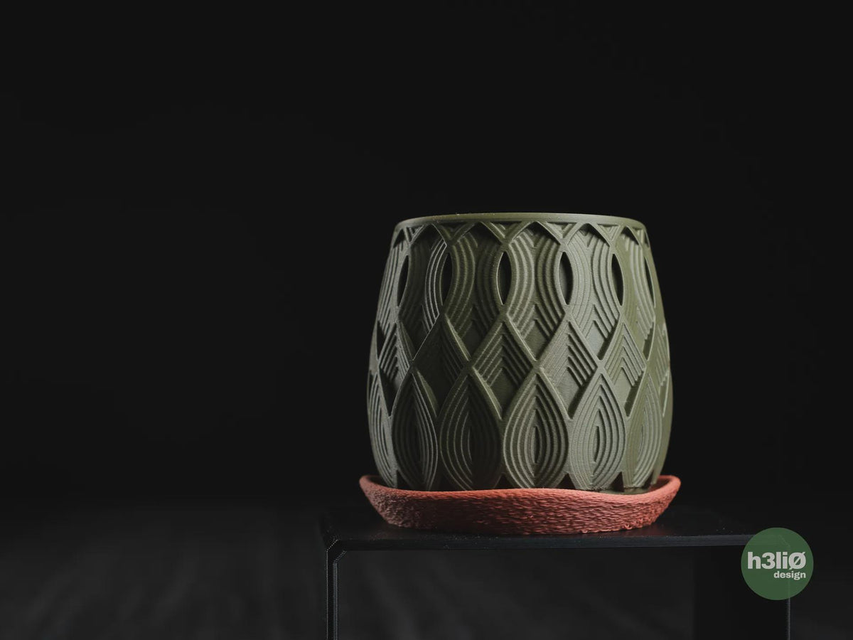 Salir Geometric Planter, 3D printed in PLA, view 5 of 10