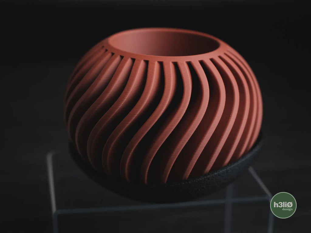 Surge Geometric Planter, 3D printed in PLA, view 3 of 10