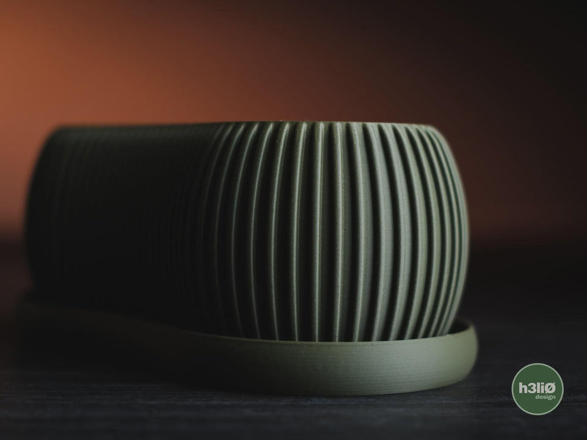 Terra Geometric Planter, 3D printed in PLA, view 5 of 6