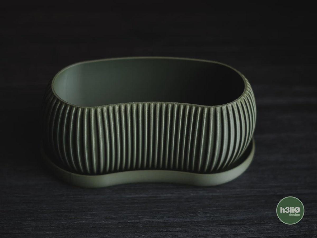 Terra Geometric Planter, 3D printed in PLA, view 6 of 6