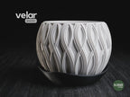 Velar Geometric Planter, 3D printed in PLA