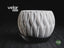 Velar Geometric Planter, 3D printed in PLA