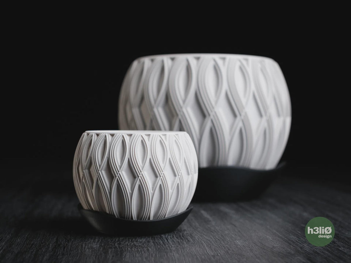 Velar Geometric Planter, 3D printed in PLA, view 9 of 11
