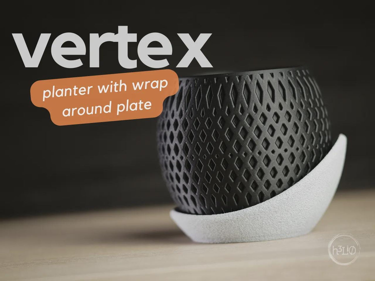 Vertex Geometric Planter, 3D printed in PLA Main image